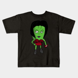 Pepirella from The Nightshades Goth Vegetable Family Kids T-Shirt